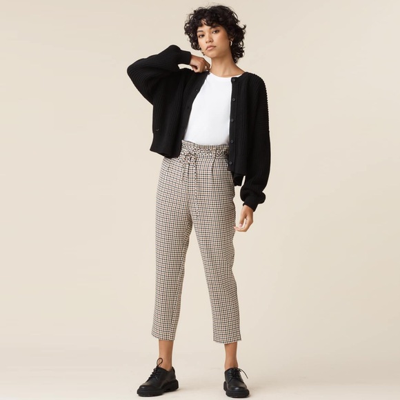 VETTA | Pants & Jumpsuits | Vetta The Paperbag Tie Pant Brown  display picture 1